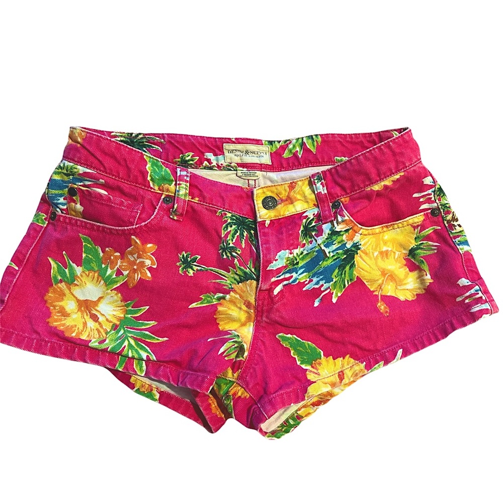 Ralph Lauren Denim Tropical Pink Vintage Shorts